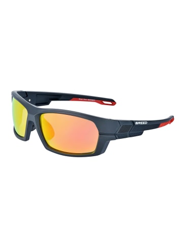 Breed Polarisierte Sonnenbrille "Sirus" in Schwarz/Rot