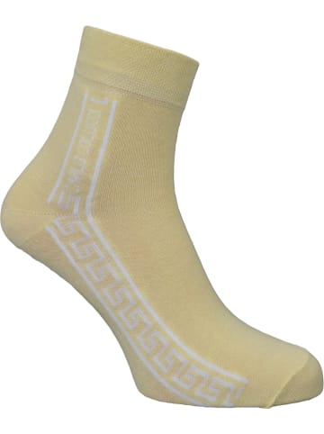 Carlo Colucci Freizeitsocken Cera in Grün / Orange