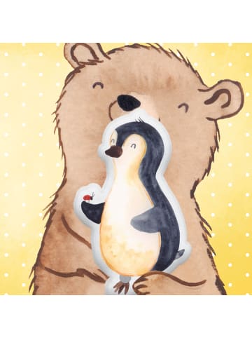 Mr. & Mrs. Panda Kissen Pinguin Marienkäfer ohne Spruch in Weiß