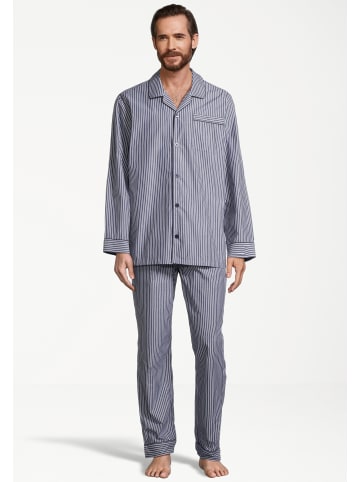 Seidensticker Pyjama Web in Nightblue