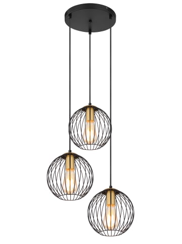 Globo lighting Hängeleuchte "EUSEBIUS" in black
