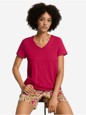 Hanro T-Shirt Sleep & Lounge in light sangria