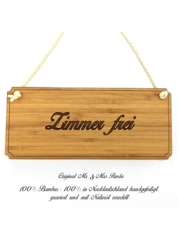 Mr. & Mrs. Panda Werbeschild Zimmer frei mit Spruch in Keine Angabe