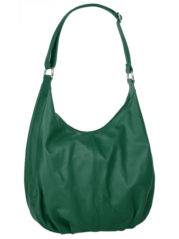 Cluty Shopper echt Leder in dunkelgrün