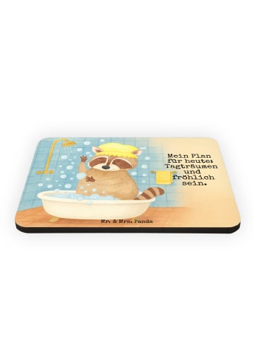 Mr. & Mrs. Panda magnet Waschbär Design mit Spruch in Weiß