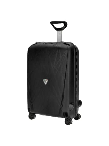 Roncato Light - 4-Rollen-Trolley M 68 cm (smeraldo) in nero