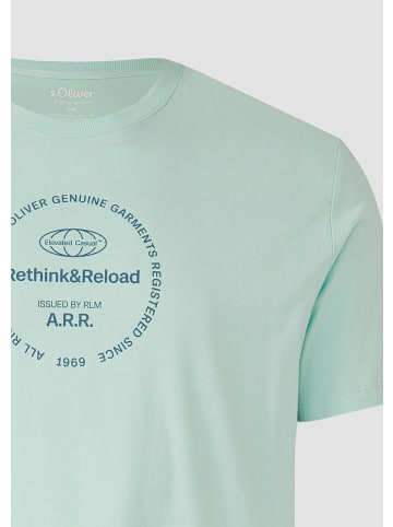 s.Oliver T-Shirt in 61D1_helles türkis