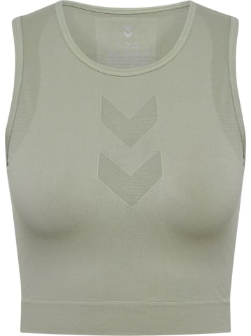 Hummel Sport-BH "Hiit Seamless W Top" in Grün