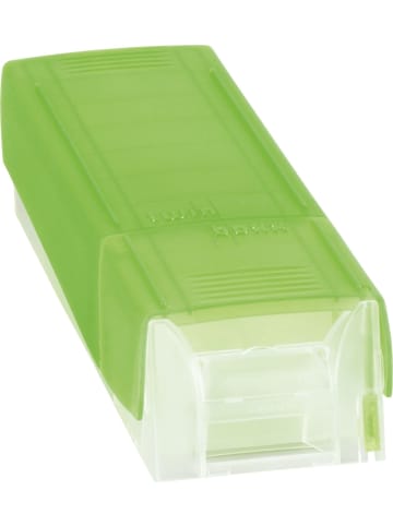 BRUNNEN Karteibox Twin Boxx A8 quer incl. Karten maigrün