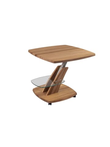 58 aufm Kessel FUNKTIONSTISCH Castalia höhenverstellbar 70x70x47 Massivholz Kernbuche