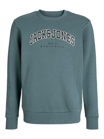 JACK & JONES Junior Sweatshirt JECALEB VARSITY SWEAT CREW in stormy weather