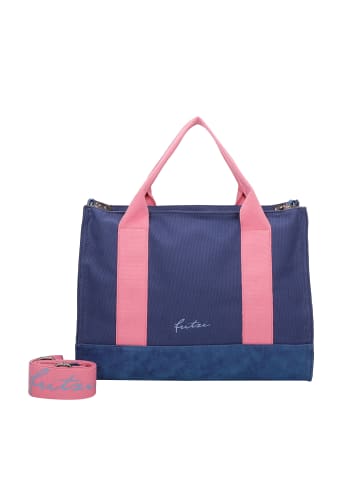 Fritzi aus Preußen Shopper Canvas Tote Bag in Navy