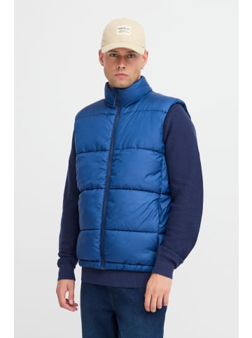 BLEND Steppweste BHVest 20717468 moderne Weste mit Patch in Blau