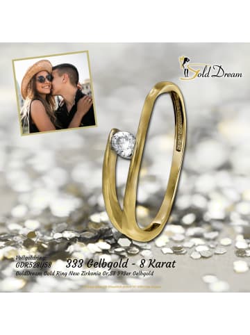 GoldDream 333 Gelbgold - 8 Karat Damen Ringe New Fingerring  58 (18,5)