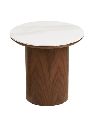 ebuy24 Eckbord Frida Weiß 40 x 40 cm