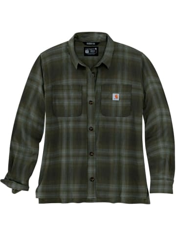 CARHARTT  Shirt "Midw. Flannel L/S 105574" in Grün