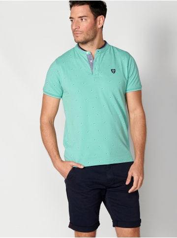 KOROSHI Kurzarm-Polo in grun