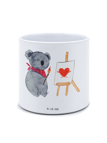 Mr. & Mrs. Panda XL Blumentopf Koala Künstler ohne Spruch in Weiß
