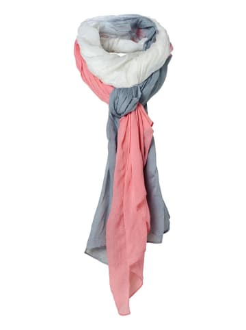 Mart Visser Juni-Schal, Offwhite/Rosa