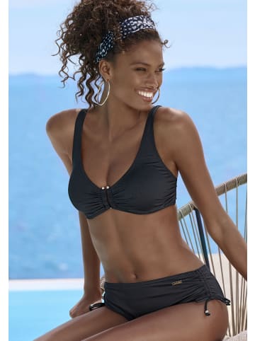 LASCANA Bügel-Bikini-Top in schwarz