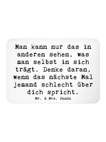 Mr. & Mrs. Panda magnet Spruch Mobbing bewältigen Spiegelbild mi... in Weiß