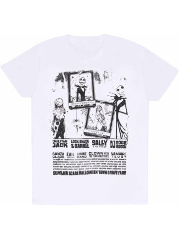 Nightmare Before Christmas T-Shirt "Mono T-Shirt" in Weiß