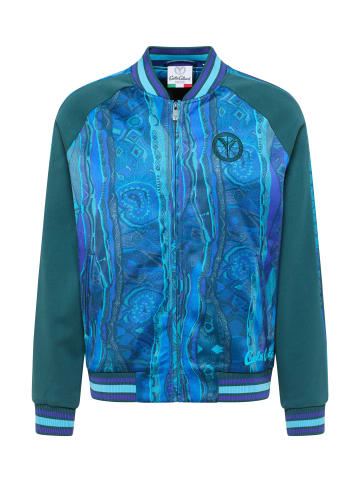 Carlo Colucci Sweatjacke Espro in Türkis
