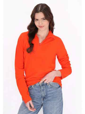 myMo Damen Fleecepullover in Orange