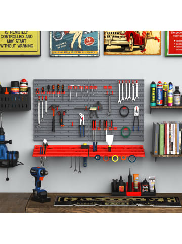 DURHAND Werkzeugwand-95,5B x 23T x 53,5H cm-Grau