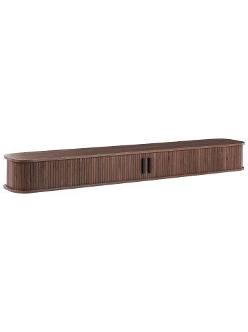 Beliani TV-Schrank BRADLEY in Braun - (W) 180 x (H) 20 x (L) 30 cm