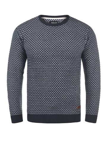 INDICODE Strickpullover IDCoppler 35452MM Strickpulli aus Grobstrick in dunkelblau