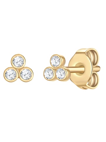 Eastside NY Ohrringe aus Edelstahl mit Zirkonia in gelbgold