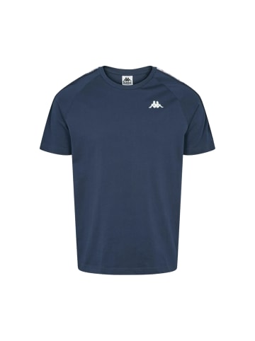 Kappa T-shirt Banda Icon in Blue Iris-Brown lt Honey