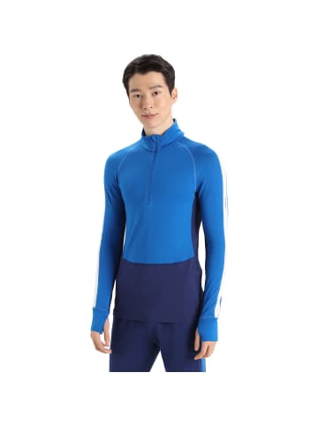 icebreaker Longsleeve 260 ZoneKnit in Azurblau