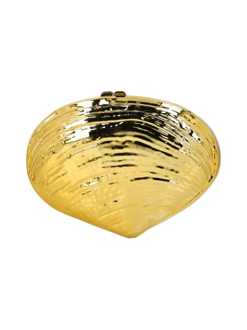 faina Women Clutch in Gold