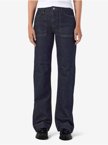 Noisy may Wide Leg Jeans in Dark Blue Denim1