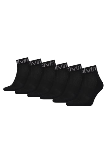 Calvin Klein Socken 6er Pack in Schwarz