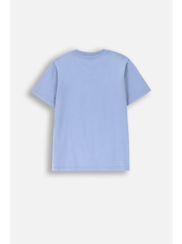 Coccodrillo T-Shirt mit kurzen Ärmeln in blau