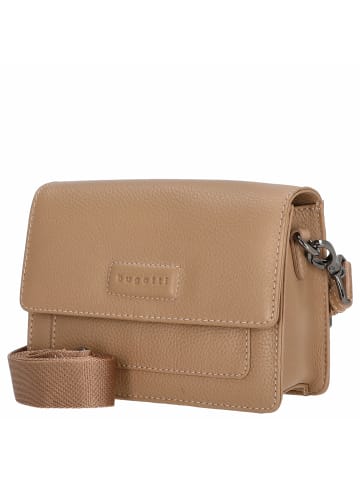 Bugatti Elsa - Umhängetasche Leder S 18.5 cm (schwarz) in sand