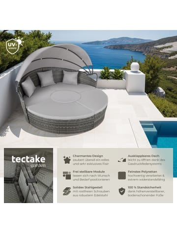 tectake Rattan Sonneninsel Santorin - UV-beständig und widerstandsfähig