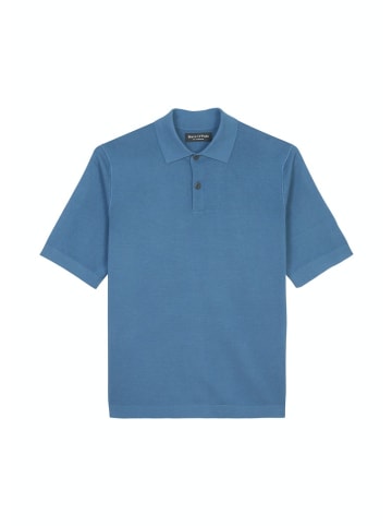 Marc O'Polo Strick-Poloshirt regular in Blau