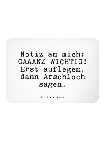 Mr. & Mrs. Panda Magnet Notiz an mich: GAAANZ... mit Spruch in Weiß