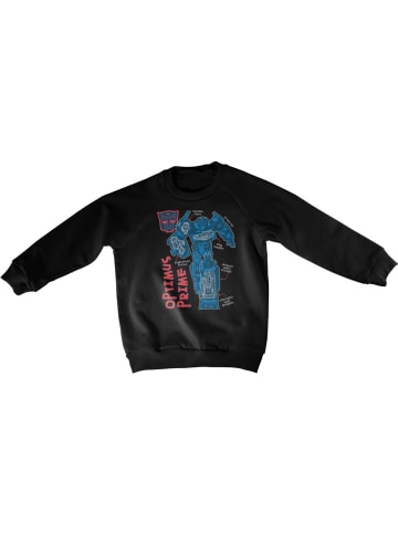 Transformers Kinder Sweatshirt "Transformers Optimus Prime Kids Sweatshirt" in Schwarz
