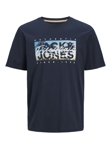 Jack & Jones T-Shirt 'Colton' 2er Pack in blau