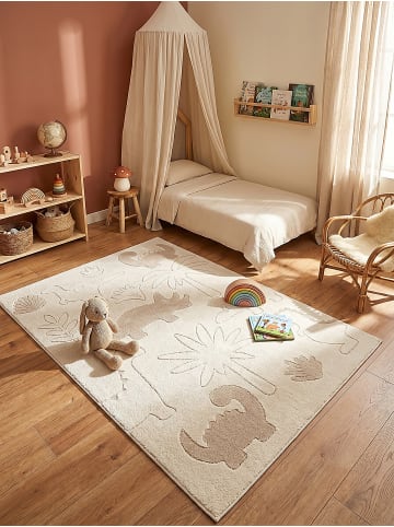 KADIMA DESIGN Kinderteppich Kinder-Motiv Kinderzimmer pflegeleicht Spielzimmer Motiv in Creme