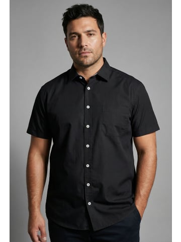 Man's World Kurzarmhemd in schwarz