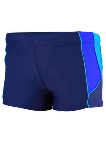 Aquarti Aquarti Herren Badehose Kurz mit Kontrastpaspel in blau