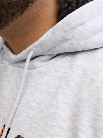 JACK & JONES PLUS Kapuzenpullover in White Melange