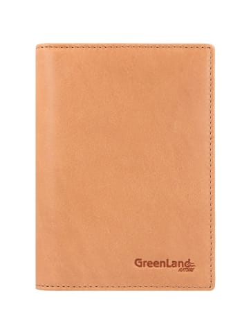 Greenland Nature Soft Colour Reisepassetui RFID Leder 12 cm in mandarine