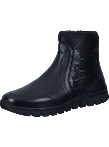 Comfortabel Freizeit Stiefeletten in schwarz